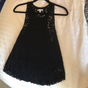 Black lace top